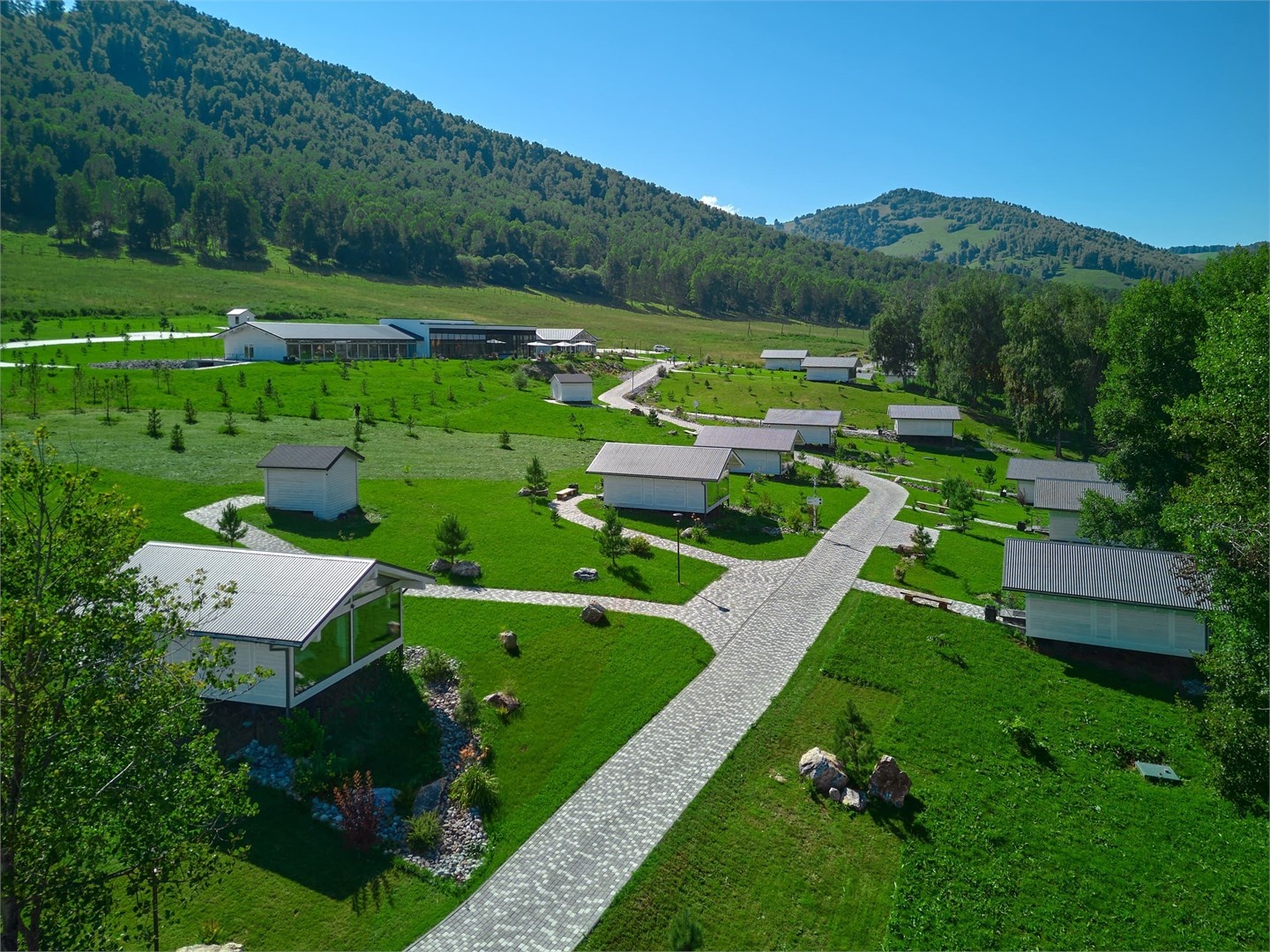 Шале c видом на парк маралов с двумя раздельными кроватями 2-я линия - фото 9