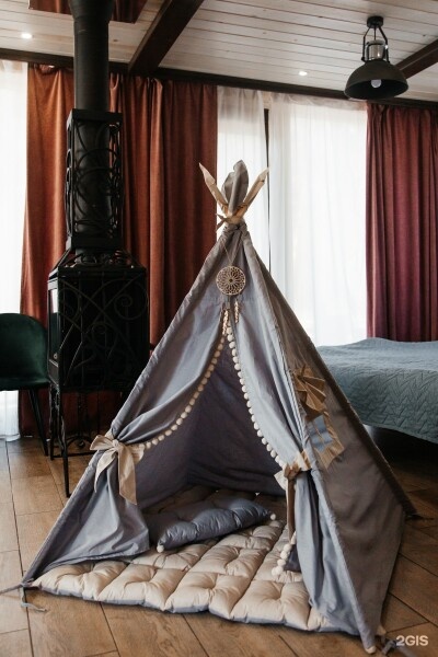 Дом  Премиум с камином и панорамным видом на горы и реку - фото 7