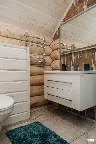 Домик на 6 человек (Дом Комфорт с видом на горы и реку со своей беседкой у озера) - фото 4