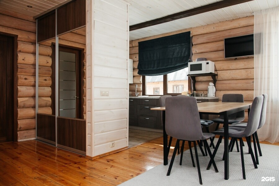 Домик на 6 человек (Дом Комфорт с видом на горы и реку со своей беседкой у озера) - фото 7