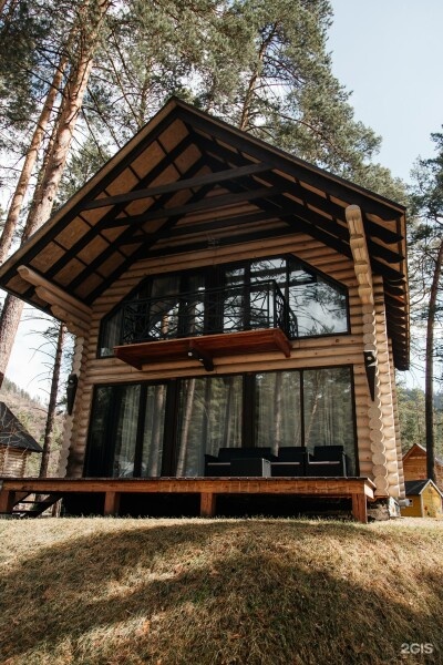 Домик на 6 человек (Дом Комфорт с видом на горы и реку со своей беседкой у озера) - фото 8