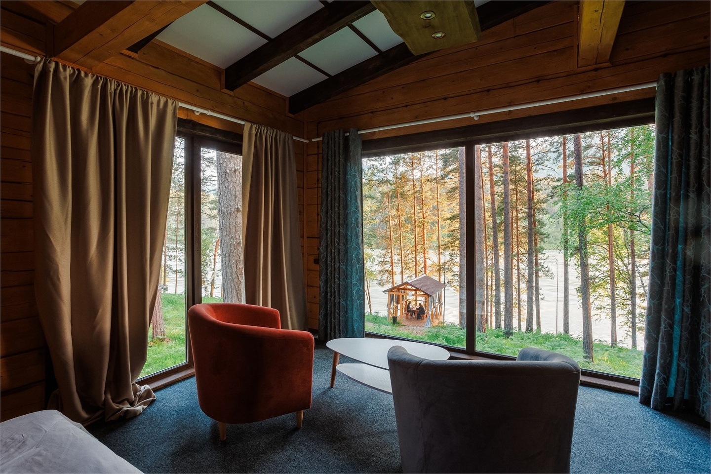 Шале "Двухэтажное у реки" территория "Детокс" - фото 1