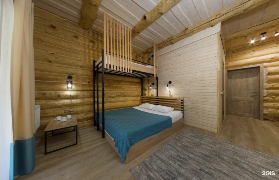 Большой номер на 3-х человек (2-х яр.кровать+диван) - фото 1