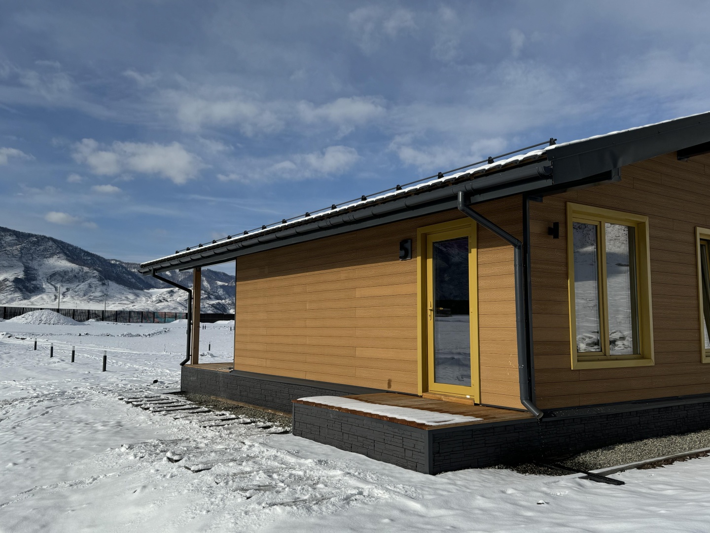 Двухместный номер с двуспальной кроватью с видом на горы - фото 5