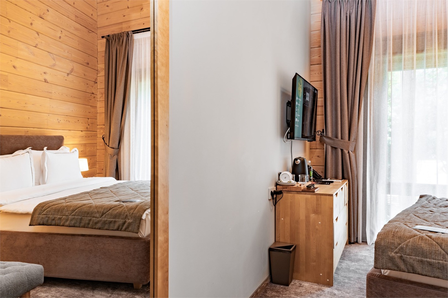 Номер Компакт c двуспальной кроватью - фото 5