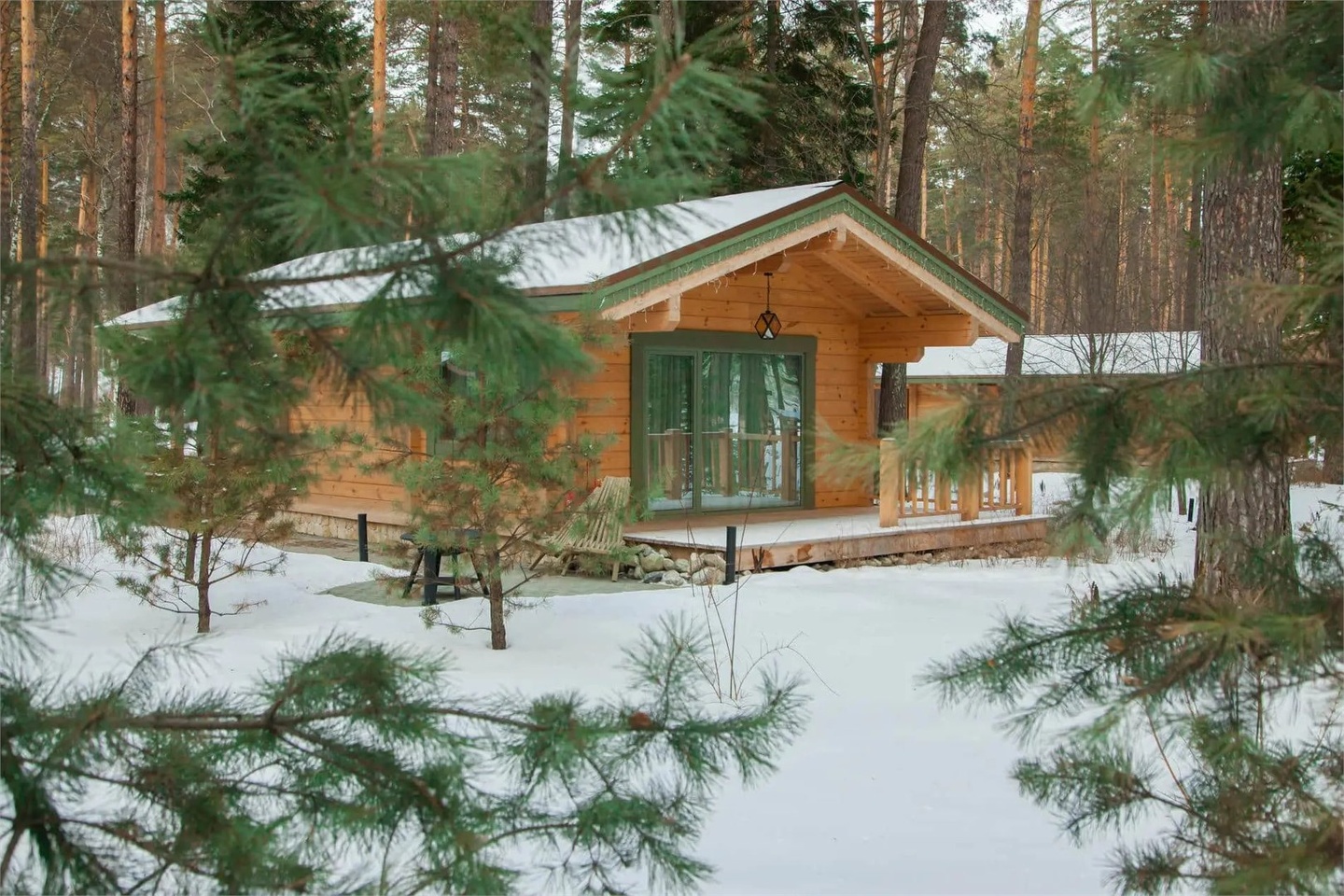 Классик Шале с видом на реку - фото 1