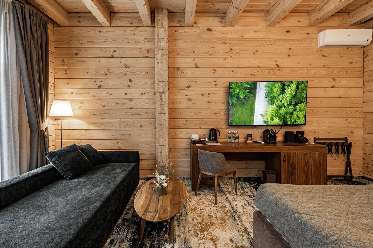 Номер Делюкс с двуспальной кроватью с видом на гору - фото 5