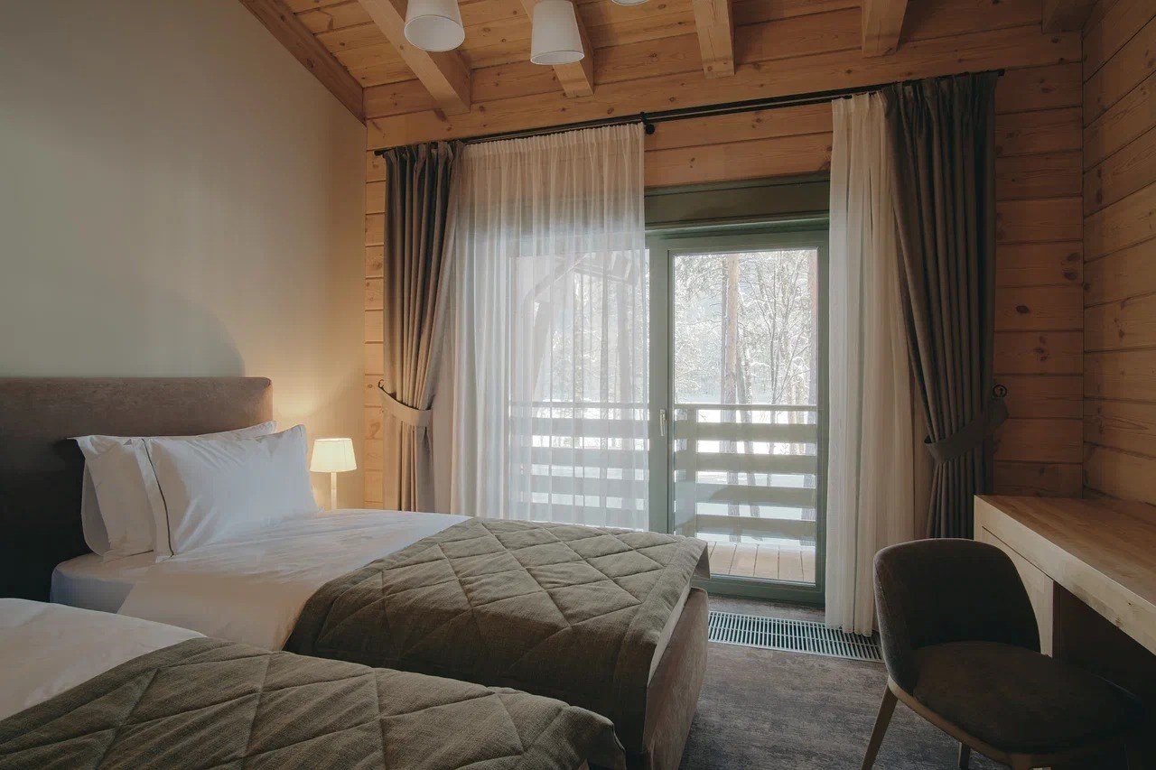 Номер Классик с двумя раздельными кроватями - фото 2