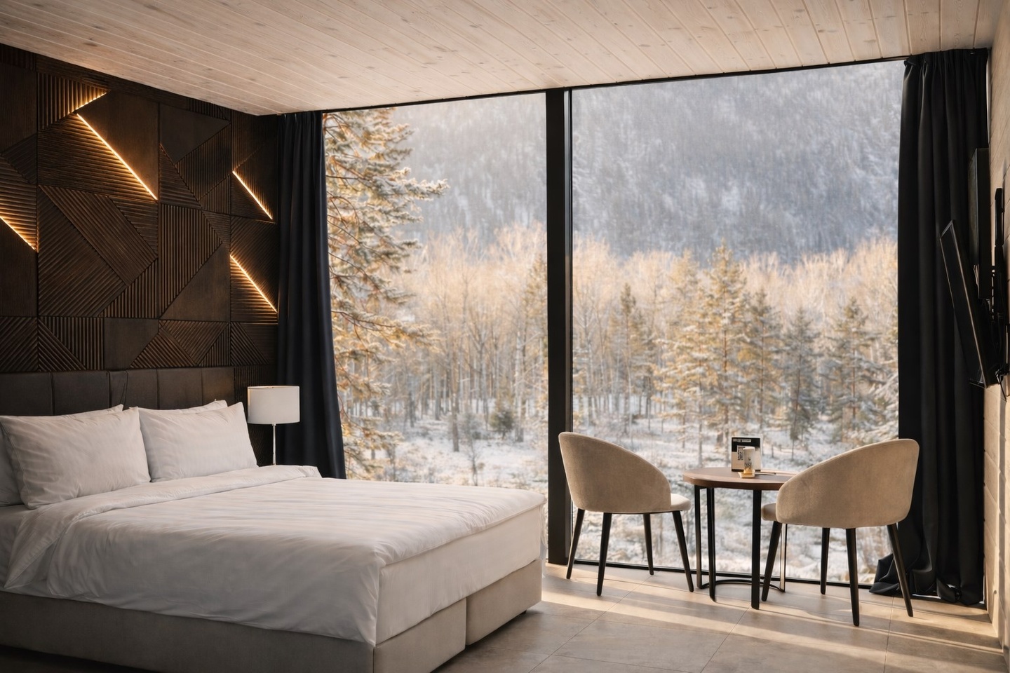 Вилла с панорамными окнами - фото 1