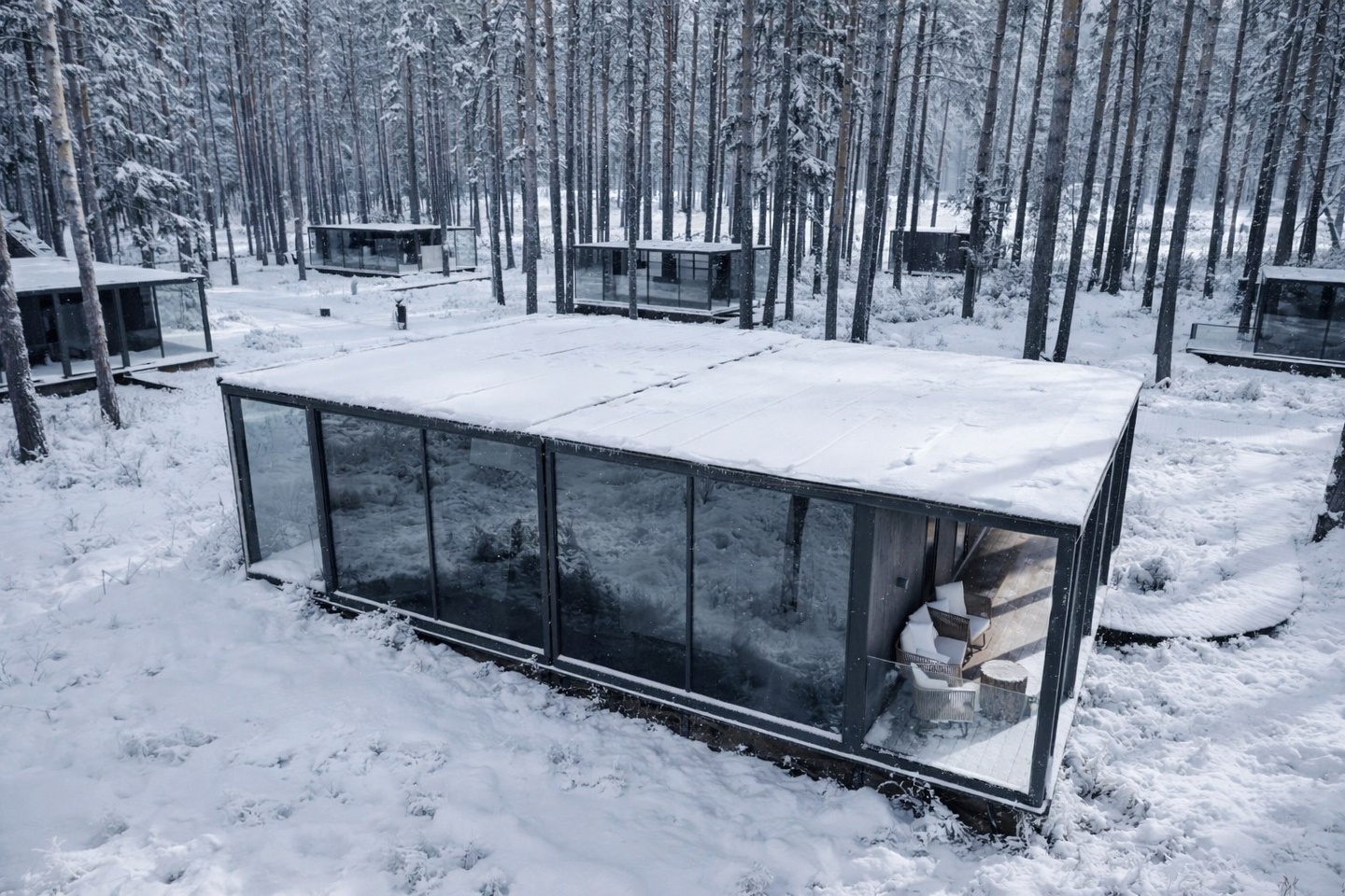 Вилла с панорамными окнами - фото 4