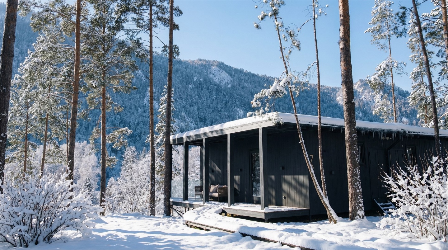 Вилла с панорамными окнами - фото 11