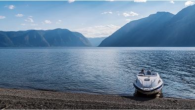 Пляж на южном берегу